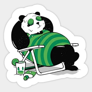 Summer Panda Sticker